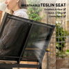 Outsunny Outdoor Sofa 4 Seater Garden Sofa Set with Loveseat 2 Chairs and Coffee Table Black