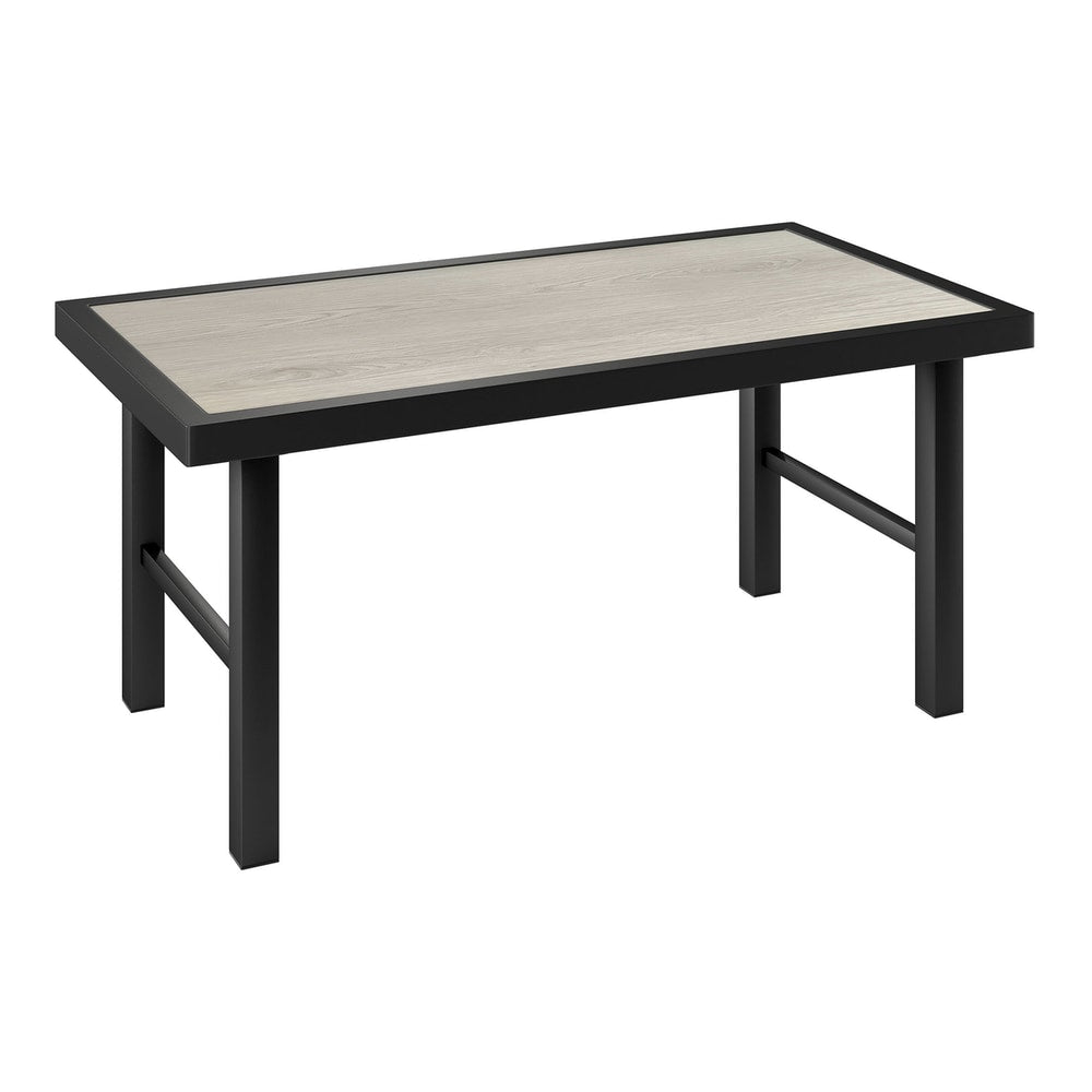 Outsunny Metal Garden Coffee Table in Grey