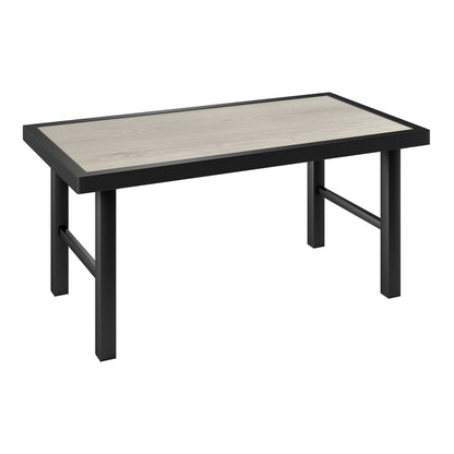 Outsunny Metal Garden Coffee Table in Grey