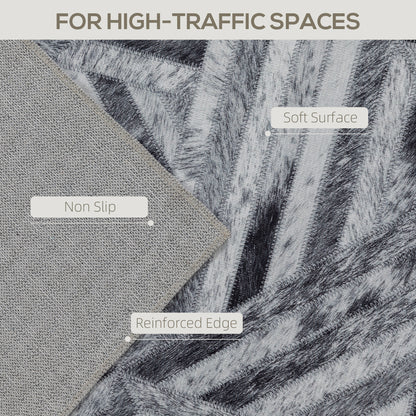 HOMCOM Modern Area Rug