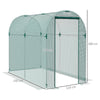 Outsunny 240 x 120cm Mini Polytunnel Greenhouse