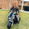 HOMCOM Electric Kids Ride on BMW Motorbike W/Headlights and Music, 6 V-Black