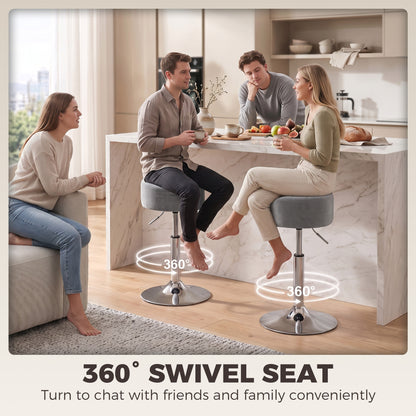 HOMCOM Bar Stool in Grey