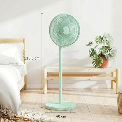 HOMCOM 40 cm Standing Fan in Green