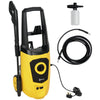 DURHAND 1800W High Pressure Washer, 150 Bar Pressure, 510 L/h Flow, High-Performance Portable Power Washer Jet Wash Cleaner with 6M Hose, Snow Foam Bottle for Garden, Car, Furniture, Yellow