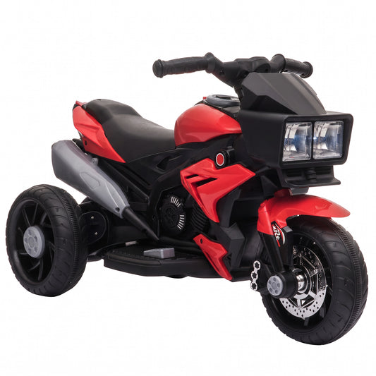 AIYAPLAY Kids Electric Motorcycle Ride-On Toy in Red