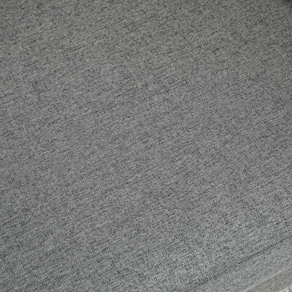 HOMCOM Compact Loveseat Sofa, Modern 2 Seater Sofa for Living Room with Wood Legs and Armrests, Grey
