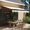 Outsunny 2.5 x 3m Electric/Manual Awning, with Remote - Beige