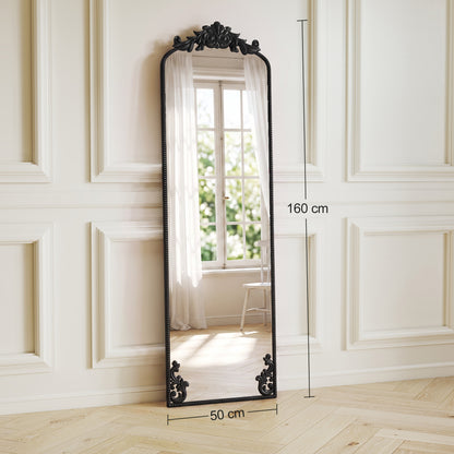 HOMCOM Floor Mirror in Black