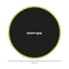 SPORTNOW Replacement Trampoline Mat with Spring Pull Tool, 72 V-Hooks, for 12ft Trampoline using 14cm Springs, Green