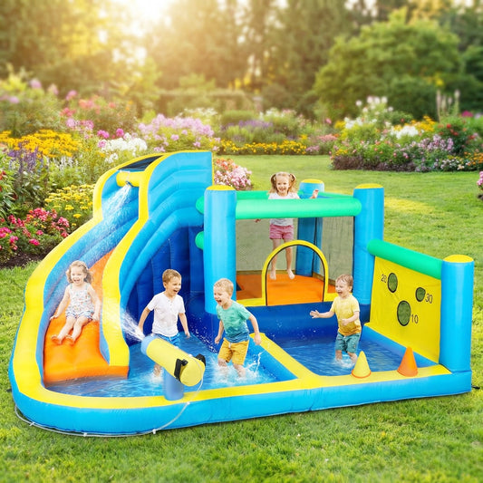 AIYAPLAY 8 in 1 Bouncy Castle in Multicolour