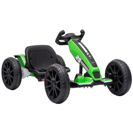 AIYAPLAY 12V Electric Go Kart in Green