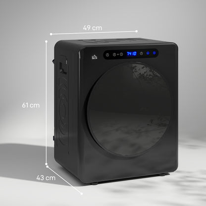 HOMCOM 4kg Compact 40-60√¢‚Äû∆í Tumble Dryer - Black