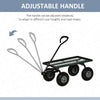Outsunny Garden Trolley Cart, Heavy Duty Garden Cart with Metal Frame, 10