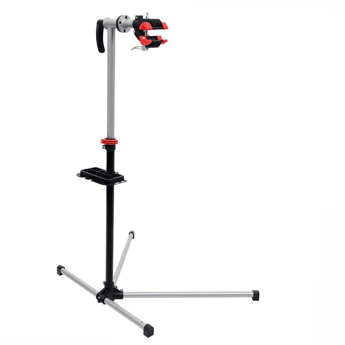 HOMCOM Bike Repair Stand Workstation in Silver
