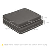 Outsunny 2-Piece Garden Seat and Back Cushion Set, Replacement Cushions for Outdoor Furniture with Seat Cushion and Back Cushion, Dark Grey