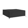 Outsunny Large Patio Garden Furniture Set Cover 600D Oxford Square Waterproof, 230 x 230 x 70 cm, Black