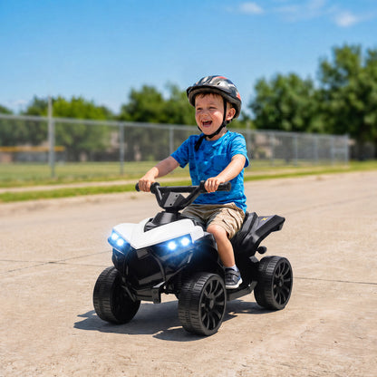 AIYAPLAY 6V Kids ATV in White