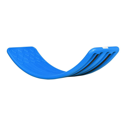 ZONEKIZ Balance Board in dark blue, a curved plank with a textured surface