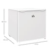 HOMCOM 35L Mini Freezer, -24â„ƒ to -14â„ƒ Temperature - White